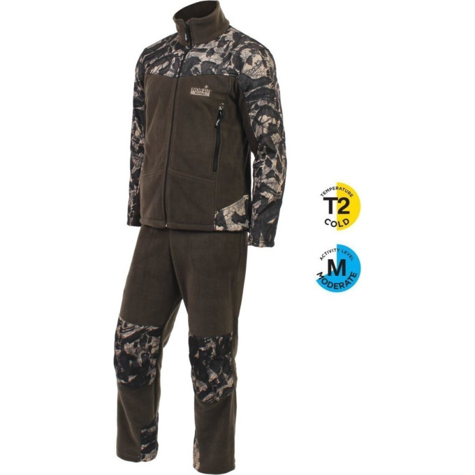 Костюм флисовый NORFIN BERINGS CAMO GREEN 06 Р.XXXL 370006-XXXL