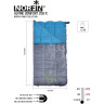 Мешок-одеяло спальный NORFIN ALPINE COMFORT 250 R NFL-30237