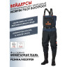 Полукомбинезон забродный NORFIN PILOT BOOTFOOT р.43-M с сапогами 82231-43-M