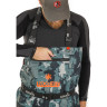 Полукомбинезон забродный NORFIN PILOT CAMO BOOTFOOT р.45-XL с сапогами резина 83400-45-XL